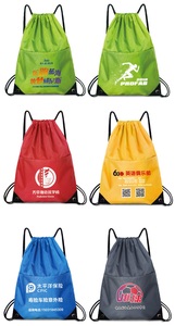 Sac à cordon en nylon promotionnel en solde, idéal pour le transport de ballons de football, sac à dos de sport, sac de sport d'extérieur, sac à cordon pour le basketball - Product Image 5