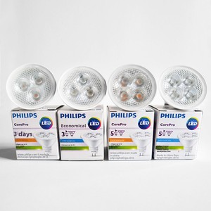 Bombilla LED para Foco, 12V, Bajo Voltaje, Ahorro de Energía, Base Gu5.3, <span class=keywords><strong>MR16</strong></span>, Luz Blanca Cálida, 3W/5W - Product Image 1