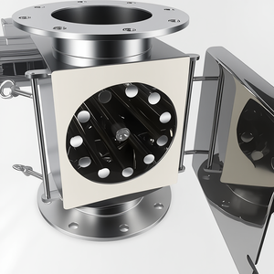 เครื่องแยกแม่เหล็กแบบหมุน BIBO สำหรับกำจัดเหล็กในสายการผลิตอาหารและยา - Product Image 6