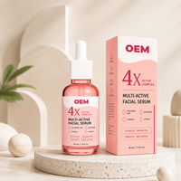 Essence faciale anti-âge pour peaux ternes avec vitamine C, niacinamide, vitamine E, éclaircissante, raffermissante et soin des ridules