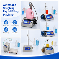 Petite machine de remplissage automatique de liquides de bureau à commande numérique pour eau et jus