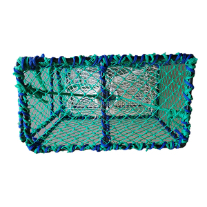 Trampa Rectangular para Langostas de Alta Resistencia, 70x40x20cm, Red de HDPE, Marco de Acero Galvanizado, 2 Entradas, para Pesca en Alta Mar - Product Image 5