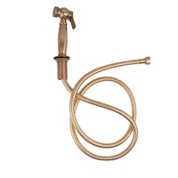 Évier de cuisine pulvérisateur doré à main pistolet de douche à haute pression robinet avec compagnon de toilette chasse d'eau buse de salle de bain domestique