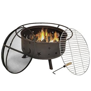 Fogón redondo <span class=keywords><strong>de</strong></span> 30 pulgadas para exteriores, quemador <span class=keywords><strong>de</strong></span> <span class=keywords><strong>leña</strong></span> para Patio y Patio trasero, Top 10 en <span class=keywords><strong>Amazon</strong></span> - Product Image 1