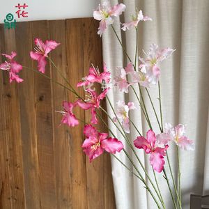 Fleurs d'iris artificielles Hua Ding, branche unique, décoration de mariage réaliste - Product Image 3