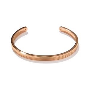 2025 Wholesale New High Quality Delicate <b>Fashion</b> New <b>Fashion</b> Adjustable Prevent Allergy Brass Banded <b>Cuff</b> <b>Bracelet</b> - Product Image 5