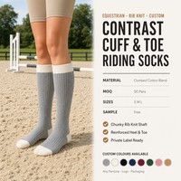 Chaussettes de sport unisexes à bout plat rembourré, livraison rapide, chaussettes de sport d'extérieur, chaussettes de compression pour l'équitation