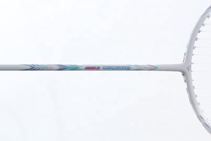 DECOQ Raquette de <span class=keywords><strong>badminton</strong></span> de type offensif tissée au carbone de haute qualité professionnelle avec poignée <span class=keywords><strong>en</strong></span> PU <span class=keywords><strong>en</strong></span> aluminium Caractéristique légère - Product Image 5