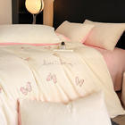 Nouvelle parure de <span class=keywords><strong>couette</strong></span> bébé quatre pièces en polaire de lait douce et délicate brodée en polyester pour l'<span class=keywords><strong>hiver</strong></span> - Product Image 4
