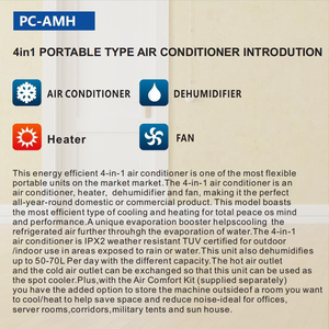 Extracteur Offre Spéciale 1345W double tuyau Portable <span class=keywords><strong>climatiseur</strong></span> électrique alimenté par USB unité <span class=keywords><strong>mobile</strong></span> pour bureau maison hôtel et chambre - Product Image 4