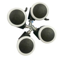 Roulettes pivotantes en PU PVC de 40 mm pour refroidisseur d'air