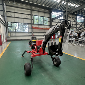 Trung Quốc Đường sắt giá rẻ nhỏ Orchard bánh máy xúc Spider towable backhoe Máy xúc mini máy xúc để bán với trồng - Product Image 4