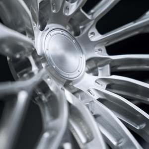 DJJ Roues forgées 2 pièces en aluminium profond concave argent brossé pour Lamborghini Aventador Ferrari 488 <span class=keywords><strong>Porsche</strong></span> <span class=keywords><strong>911</strong></span> Turbo S - Product Image 4