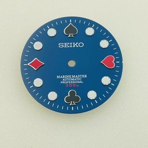 Nouveau cadran de luxe pour montre de plongée NH36/NH35 verte, luminescente, 28,5 mm, mouvement mécanique sans calendrier - Product Image 2