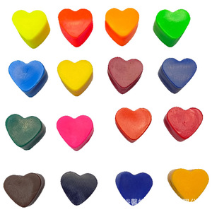 Vente en gros de fournitures pour bougies parfumées DIY de haute qualité, 34 couleurs, blocs de colorants pour bougies en forme de cœur et de fleurs - Product Image 1