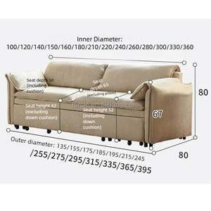 Đám mây Sofa giường 2025 mới phòng khách có thể thu vào kéo ra sofa giường đôi ngồi và nằm hai mục đích - Product Image 6