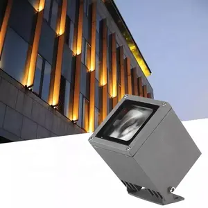 Açık mimari peyzaj aydınlatma 10W dmx cephe led duvar yıkayıcı spot AC220V sıcak beyaz kısılabilir dış projektör