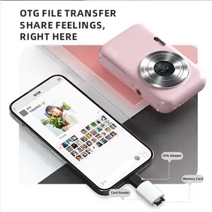16X Digital Zoom FHD 1080P Portable Small Camera Compact Point And Shoot Mini Digital Camera For Kids Boys Girls