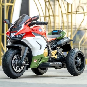 Motocicletta Elettrica per Bambini, Triciclo Ricaricabile per Ragazzi e Ragazze, Auto <span class=keywords><strong>Giocattolo</strong></span> con Seduta per Bambini, Telecomando, Doppia Trazione, Batteria - Product Image 6