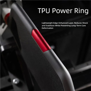 ไม้พิกเกิลบอลโครงสร้างยูนิบอดี้ขึ้นรูปด้วยความร้อนไร้ขอบเคลือบคาร์บอนไฟเบอร์3K แกนไฮบริด EVA-EPP จุดตีที่ยอดเยี่ยม - Product Image 4