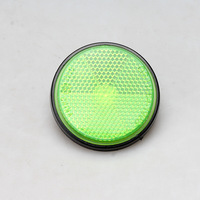 Autocollant universel pour moto, vélo électrique, plaque réfléchissante, réflecteur circulaire, dispositif d'avertissement de freinage de nuit