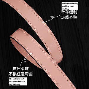 LST248 Hebilla de metal de repuesto personalizada de lujo para correa con ajuste de bolso de diseñador cambiable Correas de cuero genuino - Product Image 4