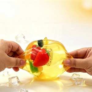 Balle Squishy en Huile de Coco Fruitée, Jouet à Presser en Vaseline, Fidget Toy Anti-Stress en Forme de Fruit Simulé, Cadeau de Noël pour Enfants et Adultes - Product Image 6