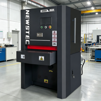 Machine de polissage à bande abrasive automatique pour acier inoxydable, aluminium et métaux, pour découpe laser et plasma