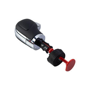 Pommeau de levier de vitesse Volkswagen en cuir noir mat ergonomique compatible avec la transmission automatique DSG - Product Image 2