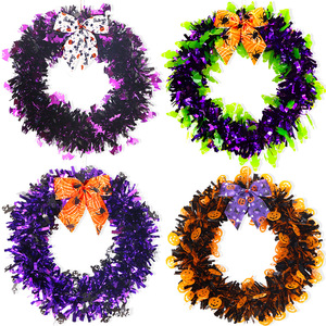 Guirlandes, pendentifs d'Halloween, décorations pour la maison et le jardin, décorations de porte, chauves-souris, citrouilles - Product Image 1