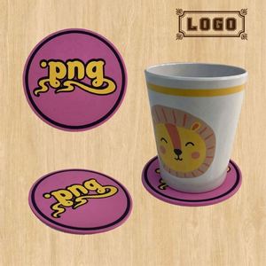 แผ่นรองแก้วซิลิโคนนิ่ม พีวีซี สำหรับเครื่องพิมพ์ยูวี รูปทรงสี่เหลี่ยม แบบกำหนดเอง พิมพ์ได้สองด้าน - Product Image 1