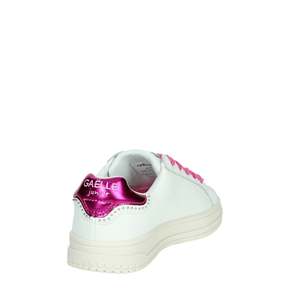 Sneakers Gaelle Paris Bianco Fucsia Chaussures en toile tendance pour femmes - Product Image 3
