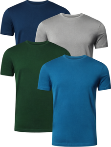 OEM Classic Regular Fit <b>Men's</b> T-<b>Shirt</b> 100% Cotton Jersey Anti-Pilling Solid Color Basic Style All Seasons - Product Image 1