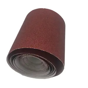 Power Tool Accessories Red AO Aluminum Oxide Abrasive Dry Sand Paper Jumbo Roll 1.4mx50m for Wood/Dry Wall/DIY Market