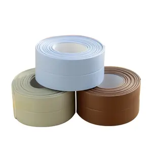 <span class=keywords><strong>Bande</strong></span> d'étanchéité autocollante en PVC pour <span class=keywords><strong>salle</strong></span> <span class=keywords><strong>de</strong></span> <span class=keywords><strong>bain</strong></span> et cuisine, ruban d'étanchéité pour baignoire et mur - Product Image 1