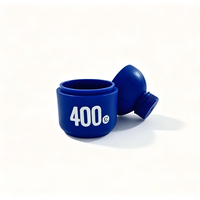 Bouteille en plastique PP bleu cobalt de qualité alimentaire 5g en gros, conteneur vide pour probiotiques et poudre lyophilisée, logo personnalisé