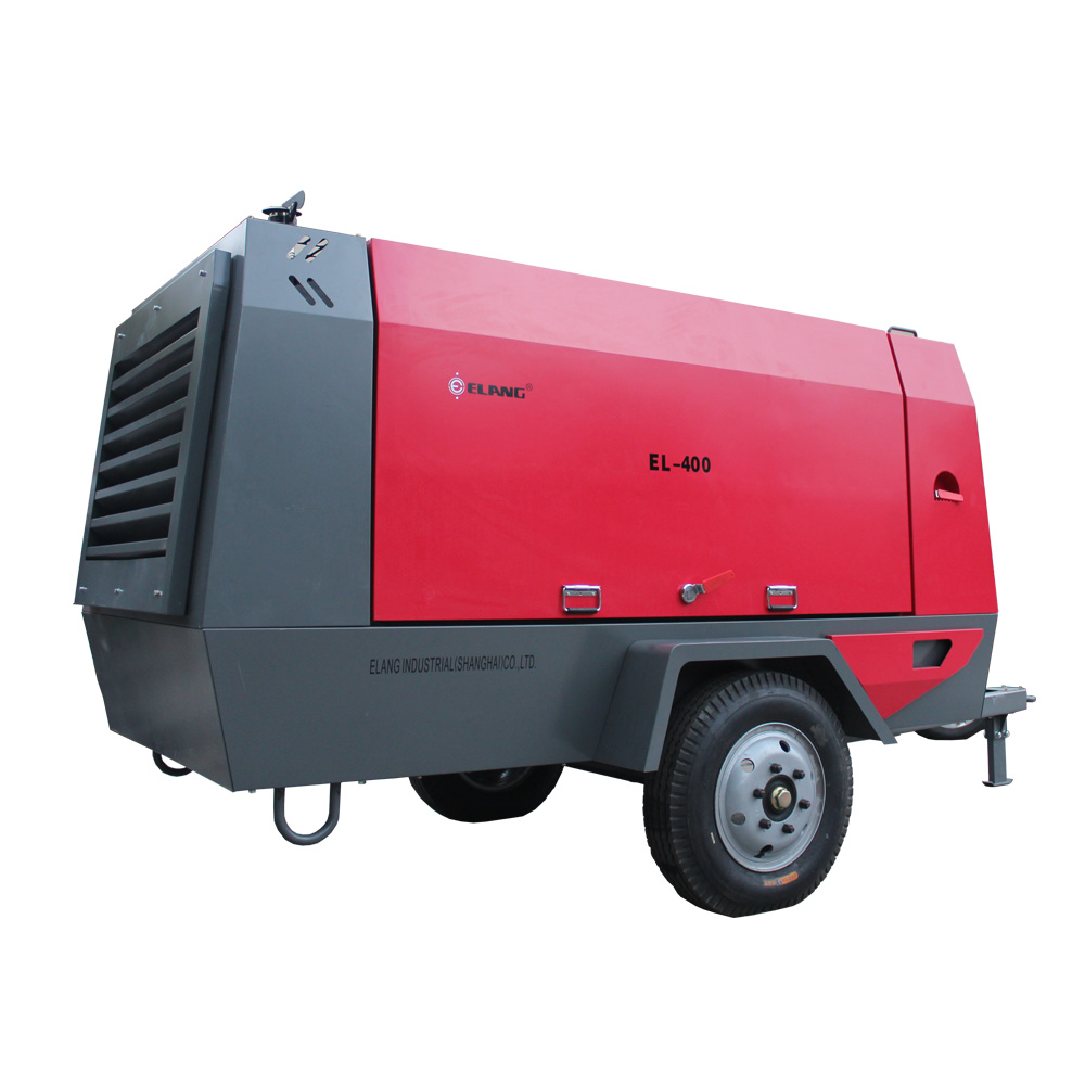 EL400 188Psi дизельный винтовой портативный воздушный компрессор для бетономешалки