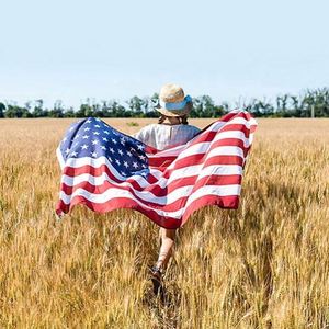 Bandera de EE. UU. Negra con Estrellas Bordadas, Impresa Digitalmente, de Alta Calidad, Personalizada para Campañas, 3x5 Pies, 100D, Directo de Fábrica 2023 - Product Image 6