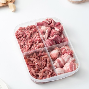 Food-Grade Fridge Storage Box Plastic <b>Containers</b> <b>Refrigerator</b> Bins Organization Clear Food Organizer for Kitchen - Product Image 4