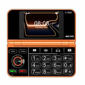 Ponsel Lipat V-999 2G dengan Layar Ganda dan Tombol Fisik, Layar 1,77 inci/2,8 inci, Baterai 1000mAh, Ramah Pelajar - Product Image 4