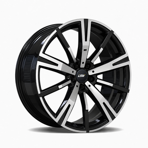 ล้อแม็กซ์ LS8131 ขนาด 18" 19" 20" 5x120 5x112 สีดำเงา หน้าเจียร ผลิตจากโรงงาน OEM สำหรับ Mercedes Benz C-Class E-Class - Product Image 1