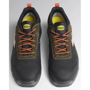 DIADORA UTILITY-701,177652-C3548/42 Zapato impermeable negro/verde de baja seguridad con aislamiento térmico en cuero nubuck italiano extraíble - Product Image 2