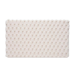Alfombra de Baño Suave y Absorbente, Rectangular, de Fibra de Poliéster, Antideslizante, de Secado Rápido, Diseño Minimalista para el Suelo del Baño - Product Image 3