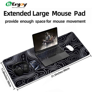 Tùy Chỉnh XX Ngân Hàng Lớn Trắng Thăng Hoa Màu Đen Không Thấm Nước Chuột Chơi Game Pad Phim Hoạt Hình Khâu Cạnh Cho Bàn Lớn Mat Playmat Máy Tính - Product Image 5