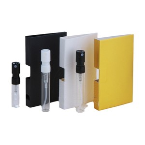 <b>Mini</b> 1ml 2ml Empty Test Tube <b>Spray</b> Pump <b>Bottle</b> Portable Sample Glass Perfume Sprayer <b>Bottle</b> With Paper Gift Card - Product Image 2