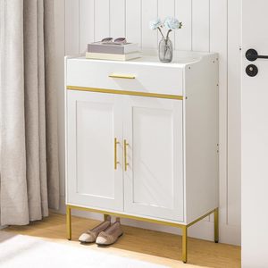 Cross-border trade entryway <b>shoe</b> <b>rack</b>, household multi-functional large-capacity <b>shoe</b> cabinet, high-value white <b>storage</b> cabinet - Product Image 1