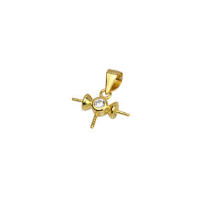 Ensemble de boucles d'oreilles et de pendentifs en argent Wenchi S925, rose, DIY, anneau ouvert actif, support vide, bijoux fins personnalisés, accessoires, série 1292 - Product Image 5