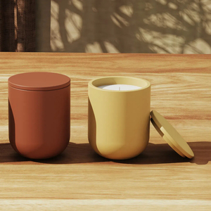 C & H Home Decoration Pot à <span class=keywords><strong>bougie</strong></span> en terre cuite mate Velas Para Decoracion Pot à <span class=keywords><strong>bougie</strong></span> en argile céramique vide nordique - Product Image 3