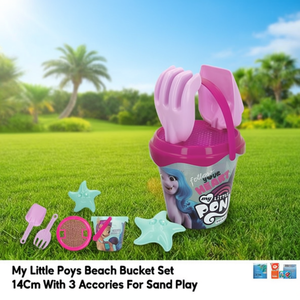 Set Secchiello da Spiaggia 14Cm con 3 Accessori per Giochi sulla Sabbia - Product Image 3