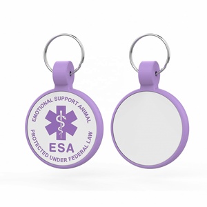 Venta caliente personalizable nombre de identificación de goma y etiqueta de código QR para perros etiqueta personalizada para mascotas con código QR de alta visibilidad - Product Image 5